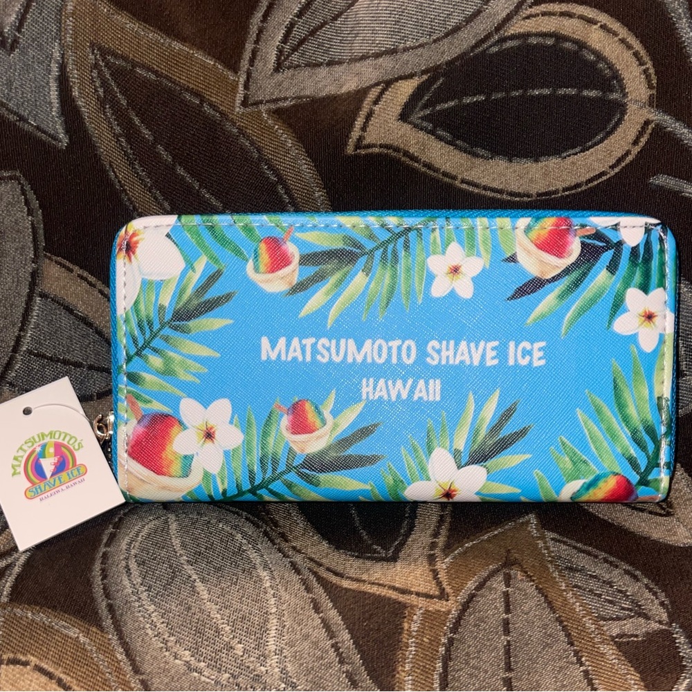 NWT Matsumoto’s Shave Ice Zip Around Wallet
